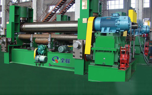 上輥(gǔn)萬能式(shì)三輥卷(juàn)闆機 上輥萬(wan)能式三(sān)輥卷闆(pan)機